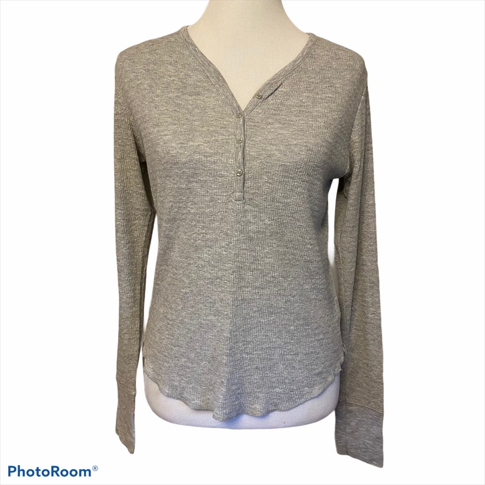 Arizona Jean Co Large Gray Henley f20